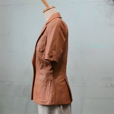 ☆26周年記念　第4弾　今だけ20％OFF ☆LEFLESHレザージャケット made in Italy（NEW)