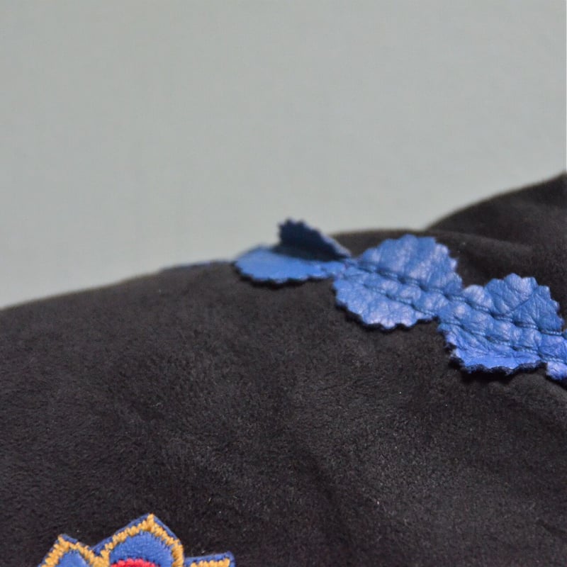 ヴィンテージ スエードジャケット ハンドメイド イタリア 80s 90s Wear｜1980～90年代 KAMIKAZE 刺繍のスエードジャケット（80's