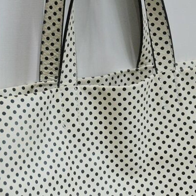 MARNI トートバッグ PVC レザー マルチカラー ドット 水玉 A4収納 MARNI マルニの水玉レザートート リバーシブル♪（USED） | Mirriam
