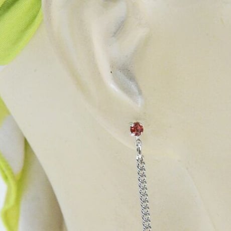 YOSHiKO CREATiON PARiSの片耳用スカルピアス PINK（NEW)