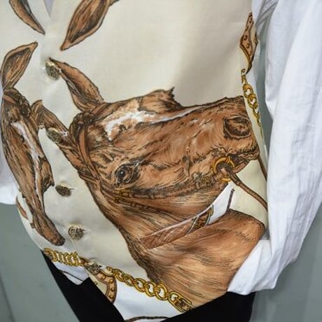 Wear｜horse柄のかっこいいベスト♪（vintage  ）
