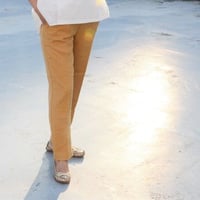 おすすめボトム！テーパードパンツ・マスタード（NEW）