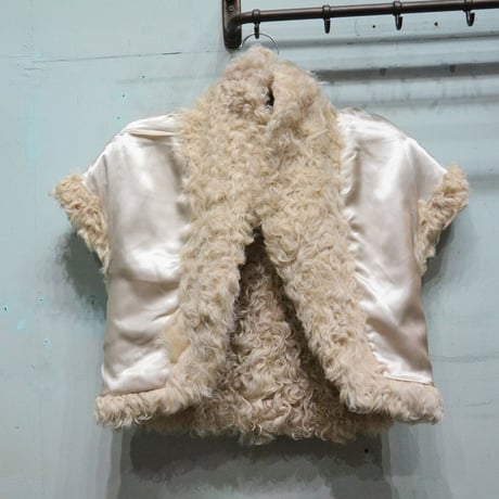 特別価格！もこもこ lamb furラムファーボレロ（NEW)