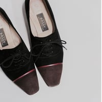 BALLY バイカラーのオックスフォードシューズ（USED）