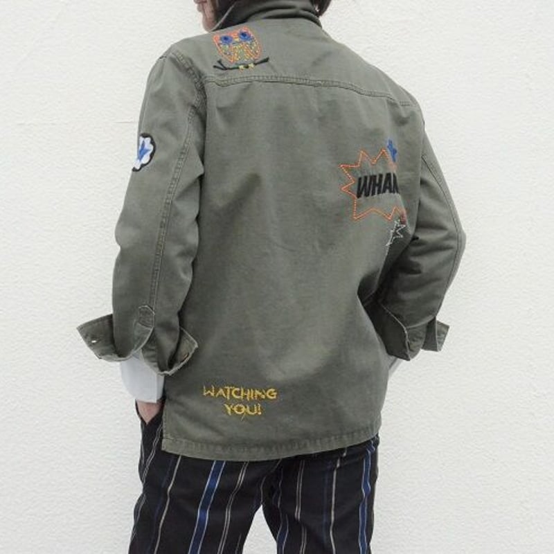 ちちんぷいぷい レア❗️PHYSICAドイツ軍リメイクライナーコート 80sドイツ軍現物 フィールドジャケット ボアライナー付き モッズ