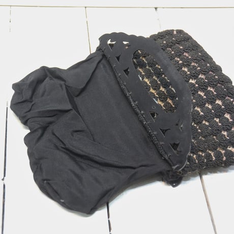 Bag｜希少！1960年代 かぎ針編みの小さなbag（60's vintage France ）