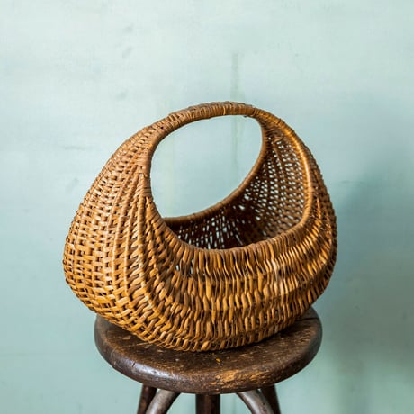 Panier｜05フランスアンティーク60年代  クロワッサン  パニエ M（60's vintage France)