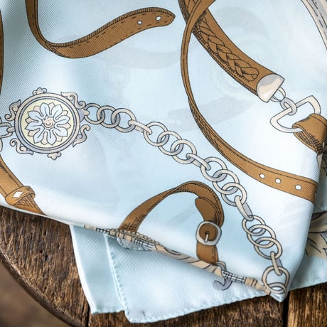 Scarf｜シルク風クラシックスカーフ（年代不明 ITALY)