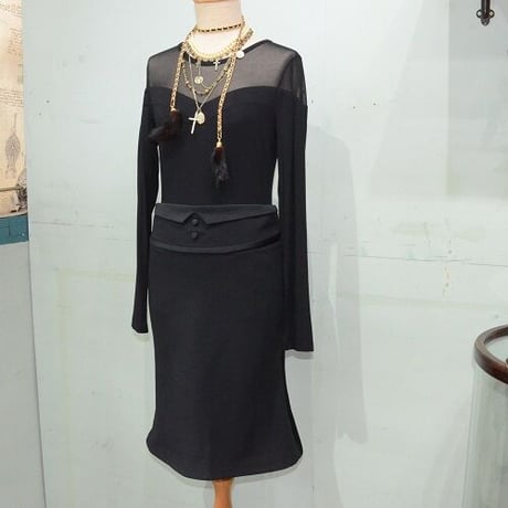 マークジェイコブス(MARC JACOBS)のタキシードデザインスカート（USED)
