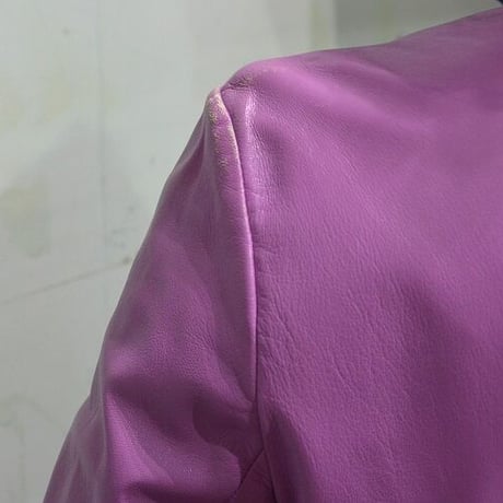 used leather jeromelhuillierジャケット（USED)