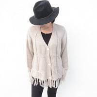 Wear｜1980年代 ケーブル編みが美しいカーディガン（80's vintage France）