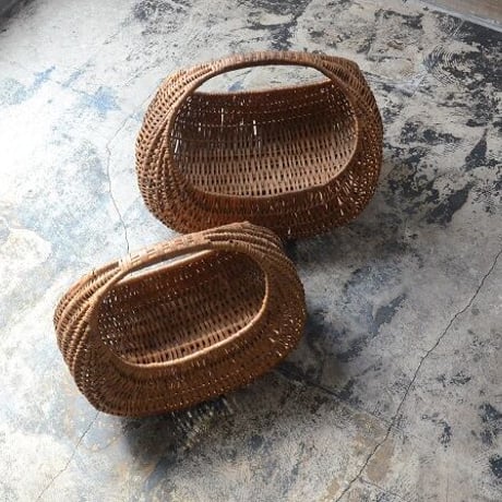 Panier｜05フランスアンティーク60年代  クロワッサン  パニエ M（60's vintage France)
