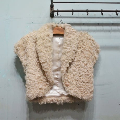 特別価格！もこもこ lamb furラムファーボレロ（NEW)