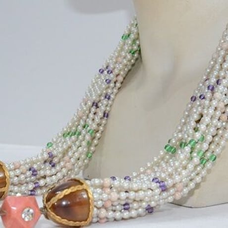 Accessories｜1980年代 VALENTINO GARAVANI（ヴァレンティノ ガラヴァーニ ）豪華な装飾 ネックレス（80's vintage ITALY）