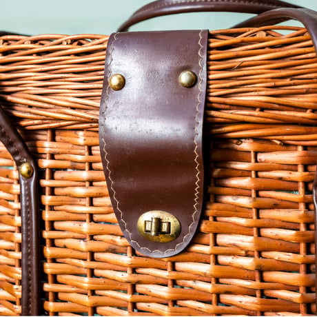 Panier｜08フランスアンティーク60年代ピクニック パニエ（60's vintage France)