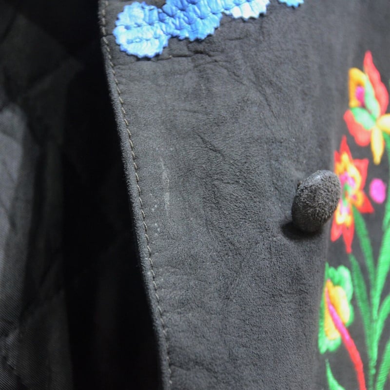 Wear|1980~90年代 KAMIKAZE 刺繍のスエードジャケット(80's Wear|1980~90年代 KAMIKAZE 刺繍のスエードジャケット(80's
