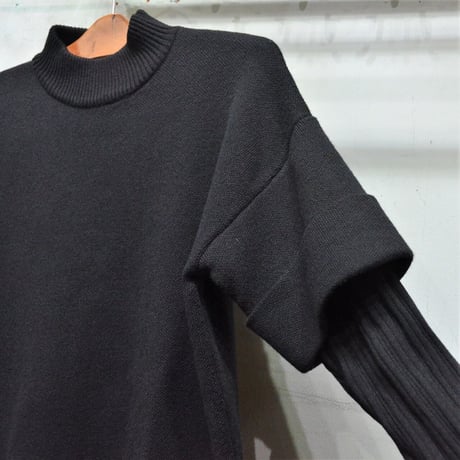 knit dress 黒のニットワンピース（NEW）