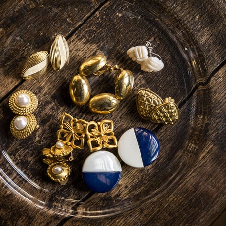 Accessories｜ 80’S ヴィンテージ イヤリング TRIFARI（80's vintage FRANCE）