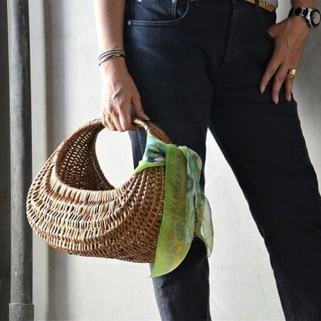 Panier｜05フランスアンティーク60年代  クロワッサン  パニエ M（60's vintage France)