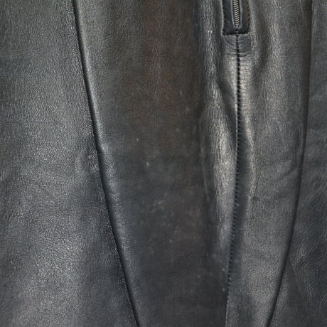 Wear｜1980年代 agnes b.ブラックレザースカート（80's vintage France）