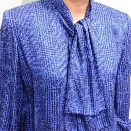 Wear｜80年代 鮮やかなブルーのvintageブラウス （80's vintage GIVENCHY）