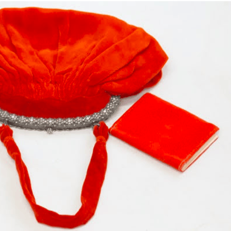 Bag｜1960年代 ベルベット素材のvintage bag（60'S vintage France）