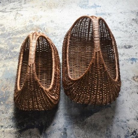 Panier｜05フランスアンティーク60年代  クロワッサン  パニエ M（60's vintage France)