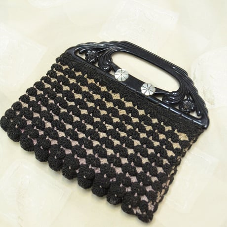 Bag｜希少！1960年代 かぎ針編みの小さなbag（60's vintage France ）