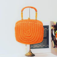 Bag｜1970年代 編み込みがかわいいvintage bag  (70's vintage ITALY）