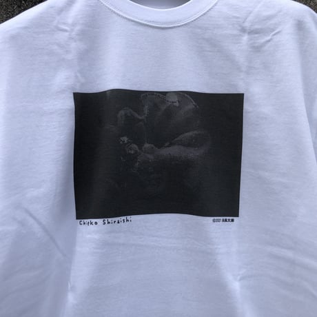 白石ちえこ　島影　愛知県蒲郡　人魚Tシャツ　限定50枚　浜風文庫オリジナル