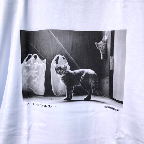 広瀬 勉　仔猫たち Tシャツ　限定50枚　浜風文庫オリジナル