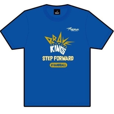 T-TBC001-RBL　 TERVA×BRAVE KINGS　コラボ　クイックドライＴシャツ/ロイヤルブルー