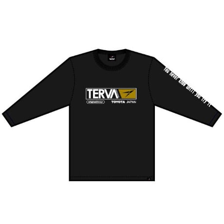 LT-WLN002-BK　TERVA　クイックドライ長袖Ｔシャツ/ブラック
