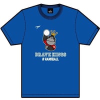T-TBC002Jr-BLU　 TERVA×BRAVE KINGS　コラボ　クイックドライＴシャツ/ロイヤルブルー