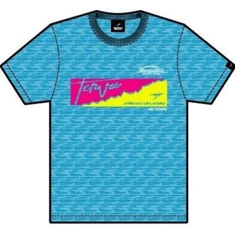 T-SSY007-HBL　TERVA×スカイホール豊田　コラボ「SKY」　クイックドライＴシャツ/ヘザーブルー