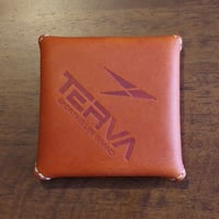 LTH-CIN001 -RBR 　TERVA　レザーコインケース（ステッチあり）/ラディッシュブラウン