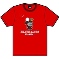 T-TBC002-RED　 TERVA×BRAVE KINGS　コラボ　クイックドライＴシャツ/レッド