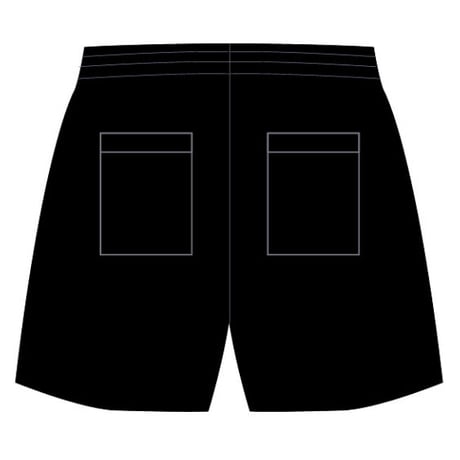 ※受注生産　レフェリーパンツ　GP-REF001-BK　TERVA　昇華ハーフパンツ（4ポケット）/ブラック