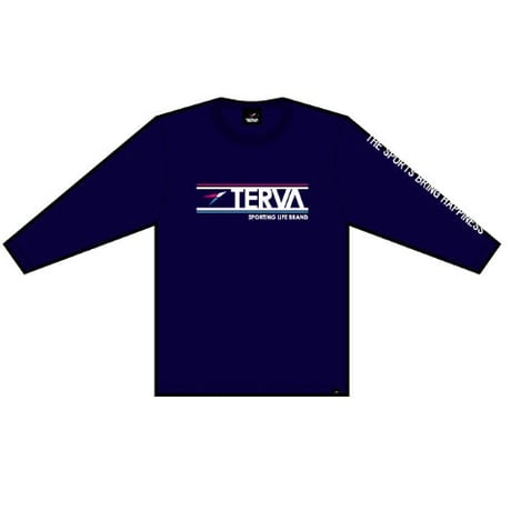LT-WLN001-NV　TERVA　クイックドライ長袖Ｔシャツ/ネイビー