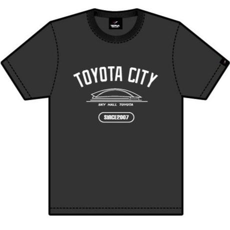 T-TCS001-GM　TERVA×スカイホール豊田　コラボ「TOYOTA CITY」　クイックドライＴシャツ/ガンメタ