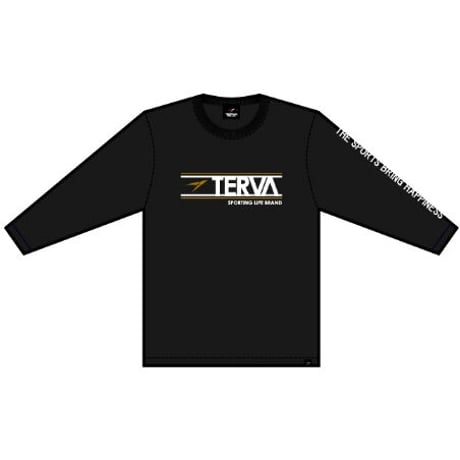 LT-WLN001-BK　TERVA　クイックドライ長袖Ｔシャツ/ブラック