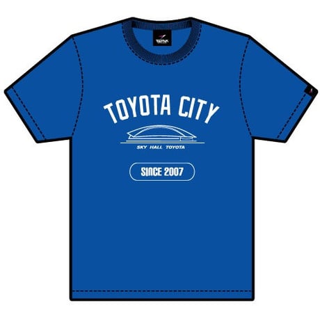 T-TCS001-RBL　TERVA×スカイホール豊田　コラボ「TOYOTA CITY」　クイックドライＴシャツ/ロイヤルブルー