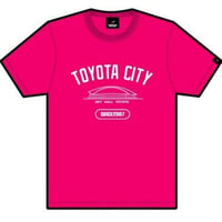 T-TCS001-SPK　TERVA×スカイホール豊田　コラボ「TOYOTA CITY」　クイックドライＴシャツ/ショッキングピンク
