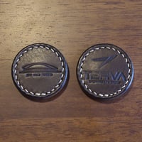 LTH-SMG001 -OLV　TERVA×スカイホール豊田　コラボ　レザーマグネット（2個セット）/オリーブ