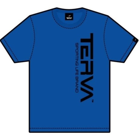 T-QDT224-RBL　 TERVA　定番クイックドライＴシャツ/ロイヤルブルー（ブラック）