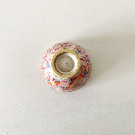 小田光治　彩飯茶碗小