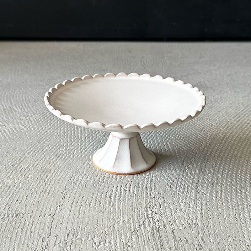 花びらコンポートS ホワイト | 天龍窯 オンラインストア