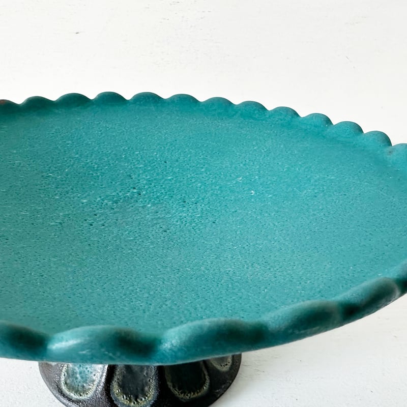 花びらコンポートS ターコイズ | 天龍窯 オンラインストア