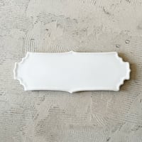 凛花長角皿S ホワイト