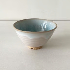 新品　萩焼　天龍窯　飯茶碗　ソライロ、モモイロのペア 新品 萩焼 天龍窯 飯茶碗 ソライロ、モモイロのペア